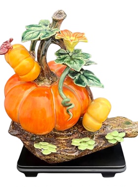 公仔摆件贺寿装饰仿真南瓜长辈礼