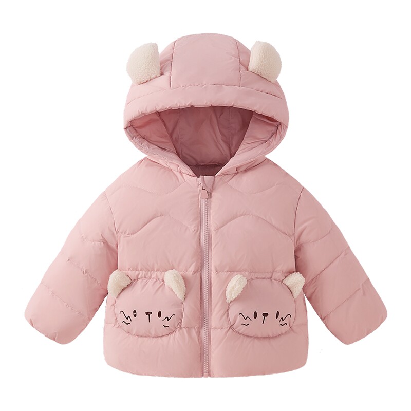 jellybaby儿童羽绒服2026冬季新款男童外套厚款冬装3岁女童面包服
