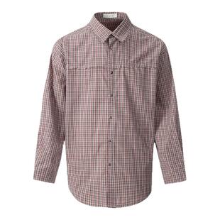 短句先生【春季新款】衬衫cleanfit小众设计做旧格子长袖复古衬衣