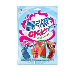 韩国进口乐天冰淇淋棒棒糖儿童可乐西瓜冰激凌糖果水果糖网红爆款