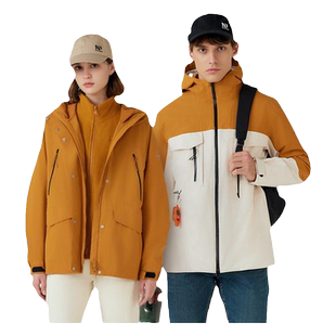 【胡杨林】NORTHLAND诺诗兰诺诗兰三合一冲锋衣鹅绒服男女登山服