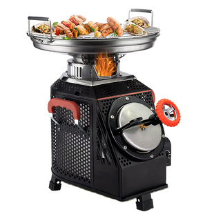 科烘多功能无烟柴火烧烤炉户外庭院烧烤架煎烤焖炒家用聚会烧烤盘