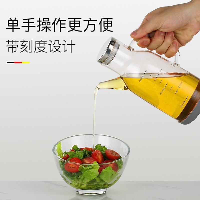 玻璃油壶防漏油罐油瓶家用储油罐调料瓶食用油厨房酱油醋大容量