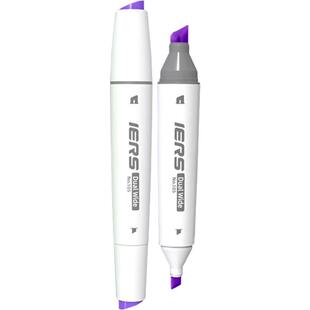 官方旗舰店正品IERS艾尔斯105马克笔双宽头酒精油性笔服装园林建筑室内设计专业套装手绘漫画肤色专用400色