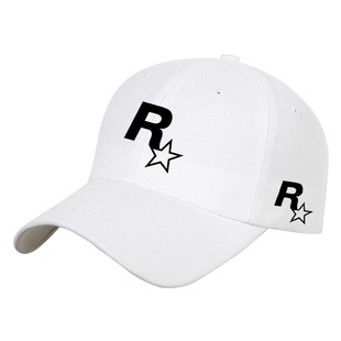 GTA5游戏公司 Rockstar Games周边R星标志棒球帽男女复古鸭舌帽子