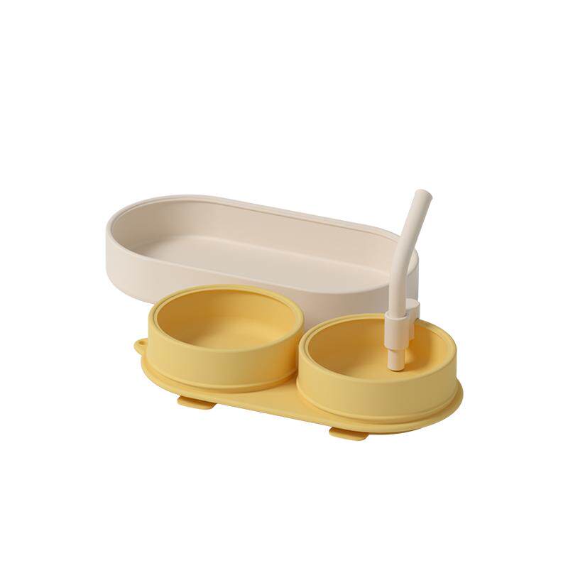 图米熊宝宝餐盘儿童餐具辅食碗便携婴儿硅胶餐盘安全无味家用餐具