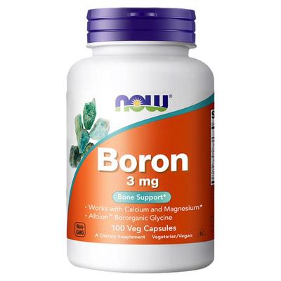 NOWBoron甘氨酸硼3mg100粒