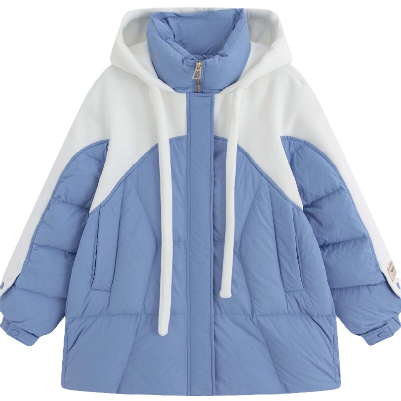斤特大码羽绒服女中长款冬胖mm