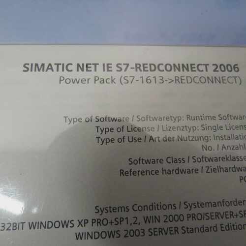 Siemens Net IE S7-Redconnect 2006 6GK1716-0HB64-3AC0