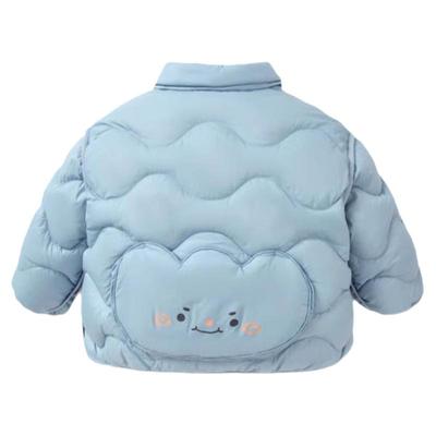 儿童羽绒服轻薄短款口袋收纳