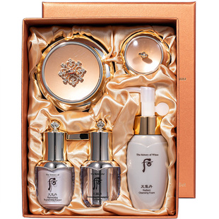 韩国WHOO后天气丹花献眼霜套盒50ml津率享眼霜套装保湿抗皱紧致