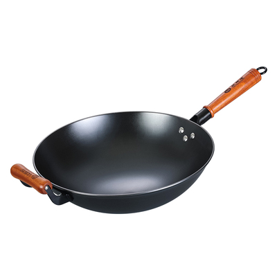 陆川铁锅官方旗舰无涂层不粘锅