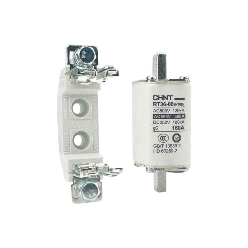 正泰低压熔断器熔芯子刀型熔断器底座外壳RT36-00(NT00)6A-160A