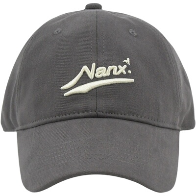 设计款NANX立体刺绣鸭舌帽潮男女