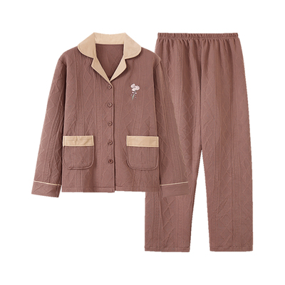 温暖雅纹·品质女人家居服的选择