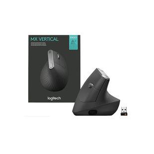罗技MX Vertical垂直无线鼠标蓝牙双模商务办公人体工学跨屏拆包