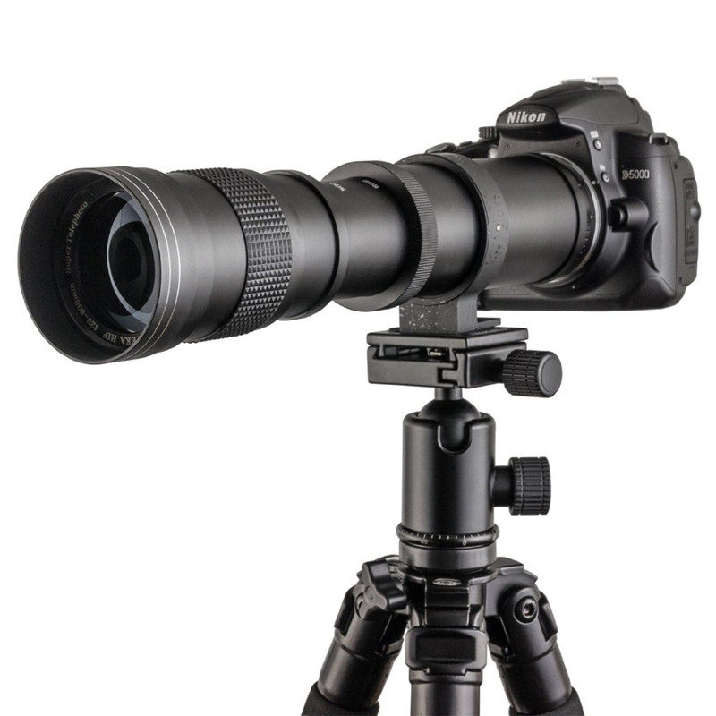 420-800mm F8.3手动镜头适用于佳能尼康单反索尼微单长焦摄月荷花