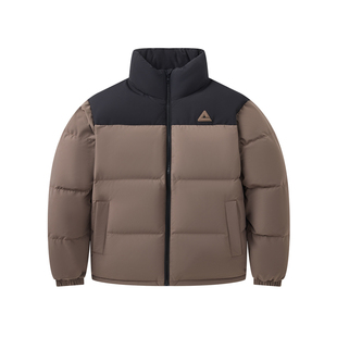 匹克25新款驭雪五防羽绒服丨户外冬季男保暖立领短款棉服运动外套