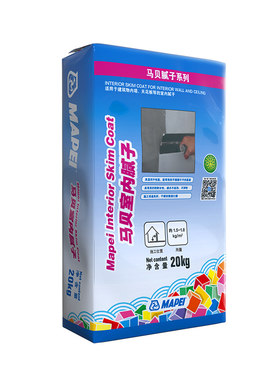 马贝MAPEI室内腻子墙家用腻子粉耐潮耐水防霉净味环保水泥基