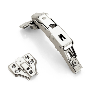 NUOMI诺米橱柜衣柜铰链特殊铝框玻璃门铰链重型天地铰链165°