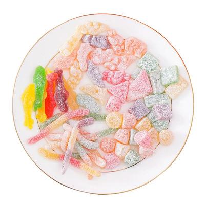 进口糖果一百份果汁软糖酸糖袋装