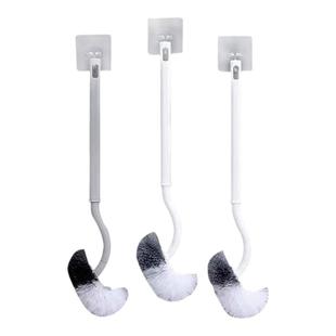 【2把】简约长柄清洁无死角弯头清洁马桶刷 厕所刷洁厕刷马桶刷