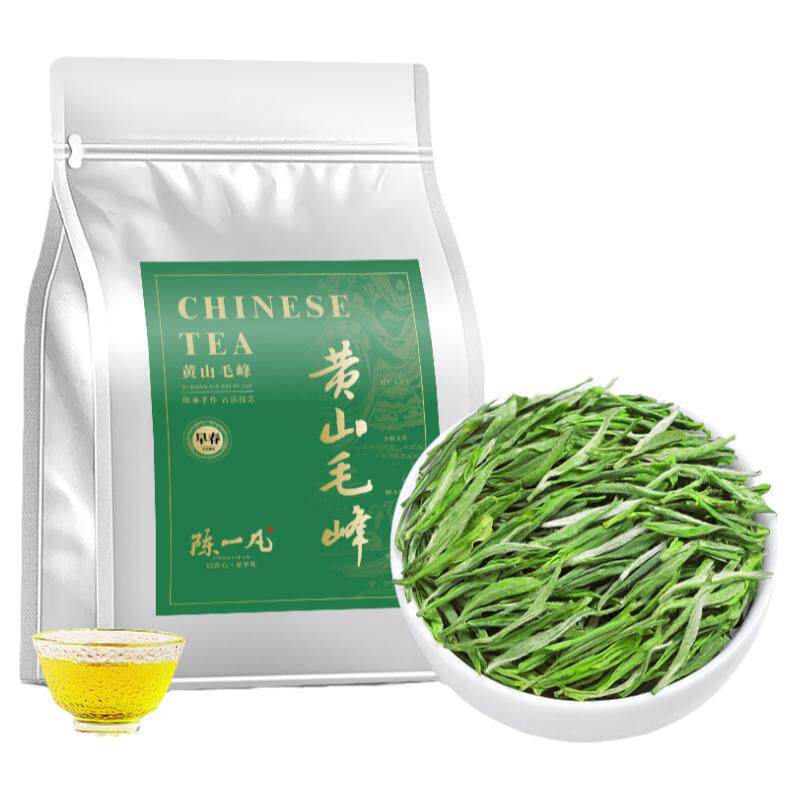 陈一凡黄山毛峰茶叶绿茶 新茶明前徽茶毛尖茶毛峰茶早春茶散装