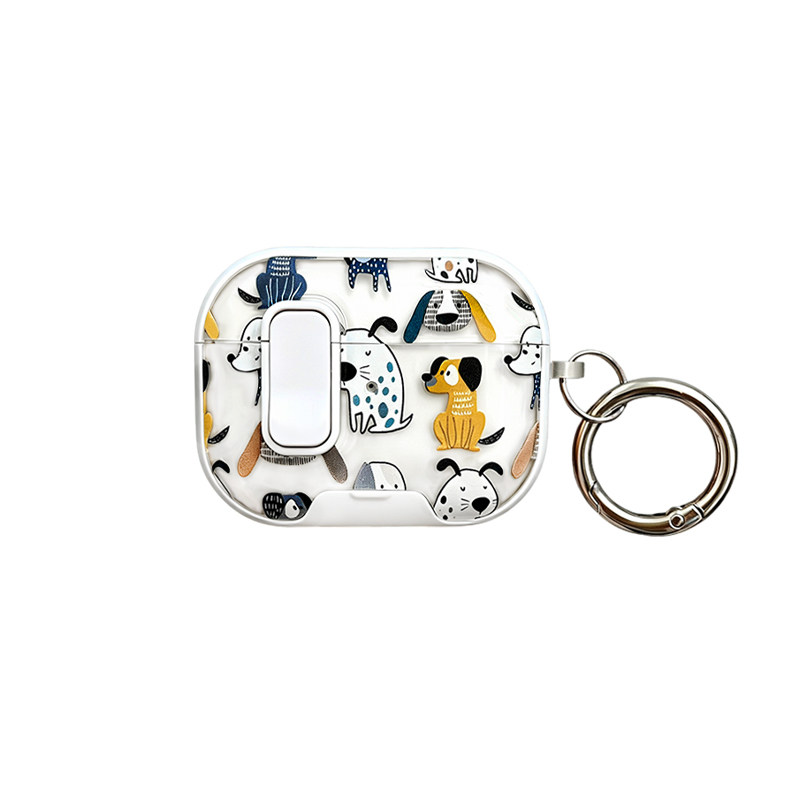 苹果AirPods4代Pro3锁扣软壳