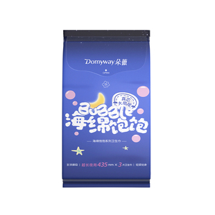 朵薇黄子韬卫生巾海绵饱饱超长夜用量大防漏姨妈巾正品官方旗舰店