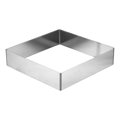 正方形加厚烘焙模具慕斯圈不锈钢