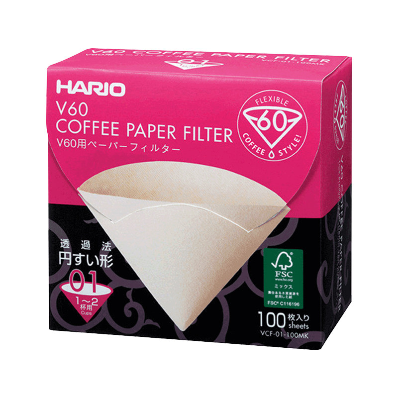 【组合装】HARIO咖啡滤纸V60滴漏式手冲滤杯过滤纸袋套装