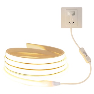 220V灯带led灯条cob室内卧室床头客厅电视背景墙开关插电款氛围灯