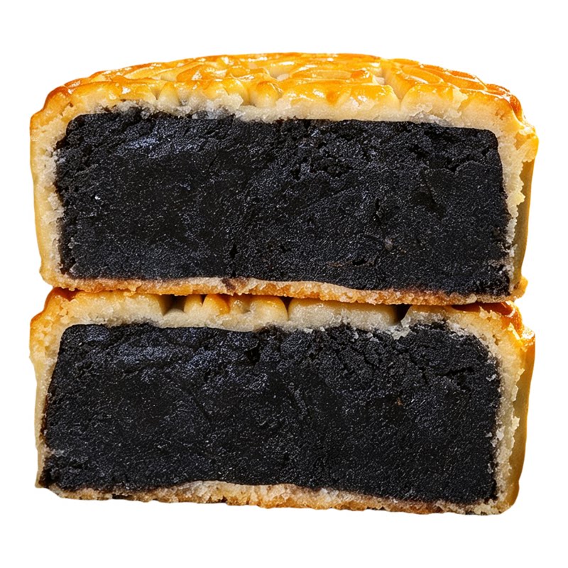 柴火陈皮黑豆沙月饼广西手工月饼