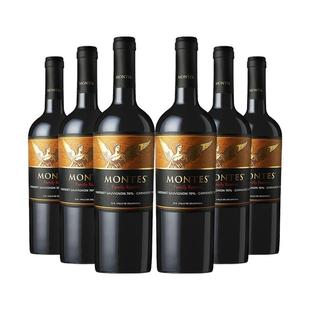 【自营】智利进口蒙特斯 家族珍藏赤霞珠佳美娜葡萄酒750ml*6支装
