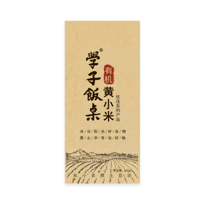 香糯粘稠有机黄小米学子饭桌