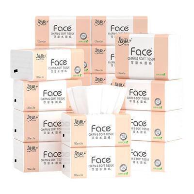 洁柔face加量130抽20包抽纸