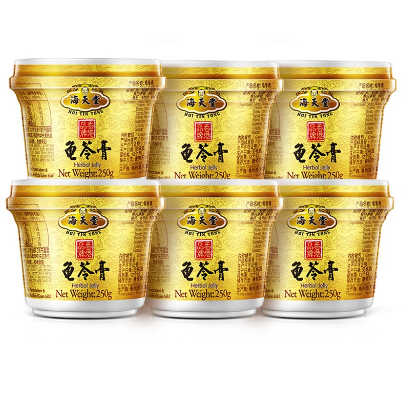 香港品牌海天堂经典龟苓膏即食250g鲜龟药材熬制正宗非果冻