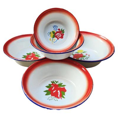 老式搪瓷盆面碗饭汤碗破损包赔