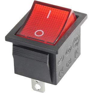 船型开关KCD4 大电流翘板2脚2档全铜 25*31船形 16A20A电源按钮