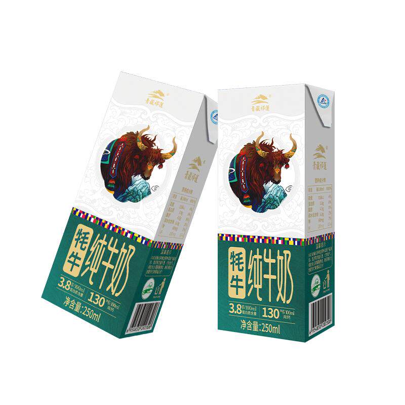 青藏祁莲纯牛奶含80%生牦牛乳