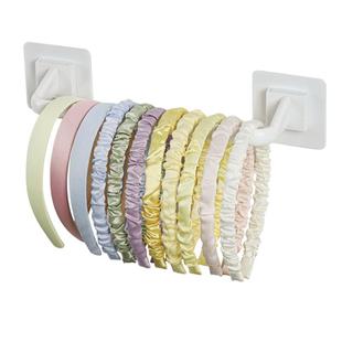 发箍收纳神器壁挂儿童发饰头绳置物架免打孔宿舍发卡头箍挂架挂钩