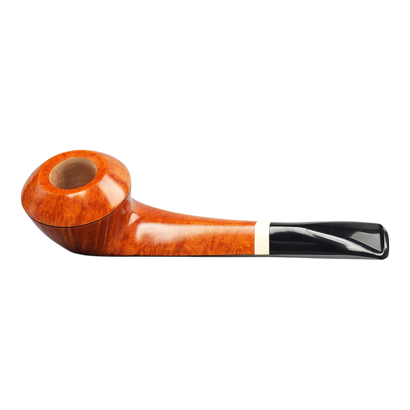 木香手工石楠木牛头烟斗橙色