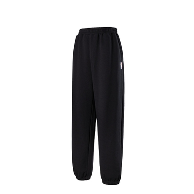 【新款】NBA官方联盟冬季新品复古校运会纯色卫裤宽松抽绳长裤