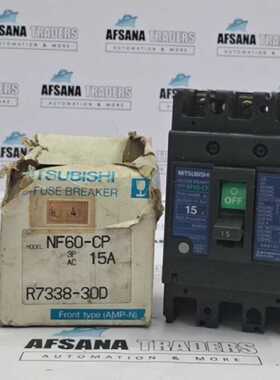三菱nf60cp无保险丝断路器15aac220v5ka