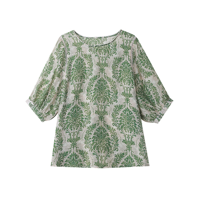 棉麻天丝时尚T恤厂家亏本三天