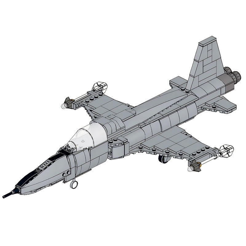 F-5A虎轻型战斗机积木模型玩具