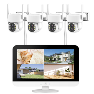 无线监控器全套设备套装店铺商用超市室外工厂家用旋转变焦摄像头