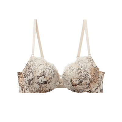 Intimissimi意舒漫SIMONA神秘蛇纹睫毛蕾丝小胸聚拢文胸RPD2581