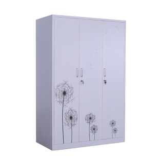 铁皮大衣柜家用卧室衣橱推拉门被褥收纳柜阳台储物柜环保儿童衣柜