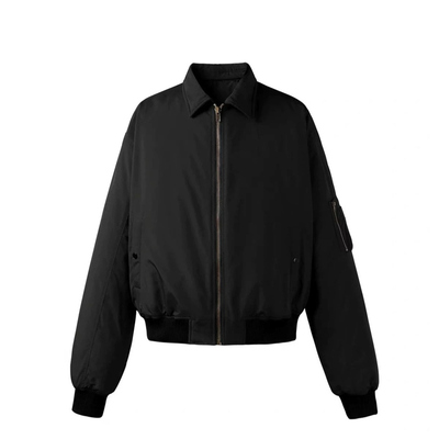 CJMJ fitcheck美式vibe新款冬飞行夹克ma1复古翻领棒球服棉衣外套